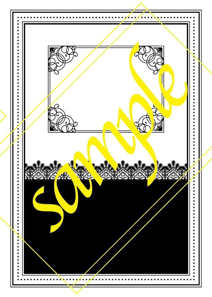 素材【洋書風フレーム】