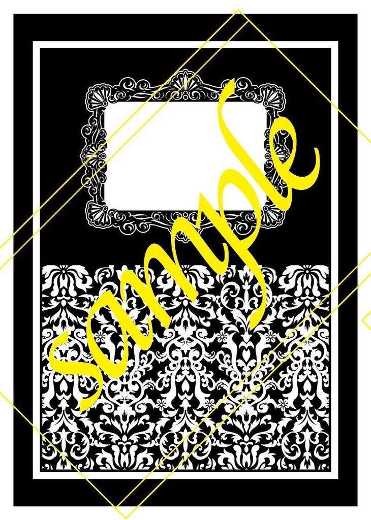 素材【洋書風フレーム】