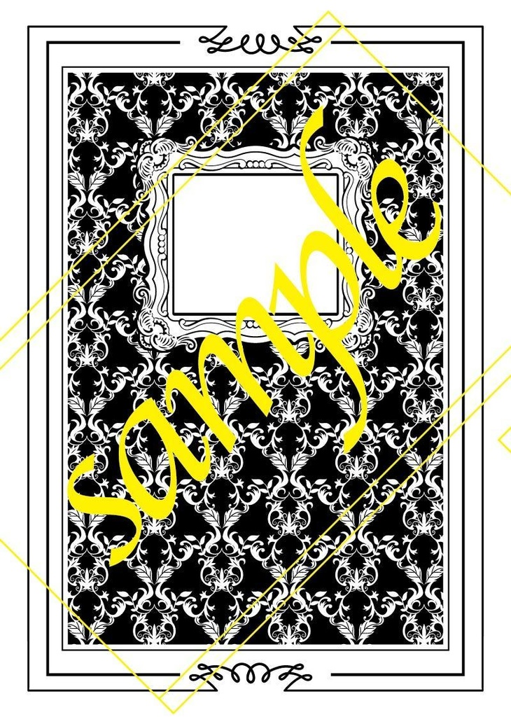 素材【洋書風フレーム】