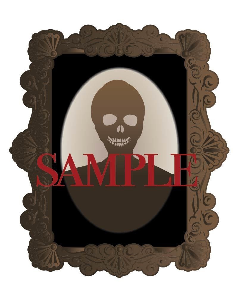 素材【笑う幽霊の肖像画】