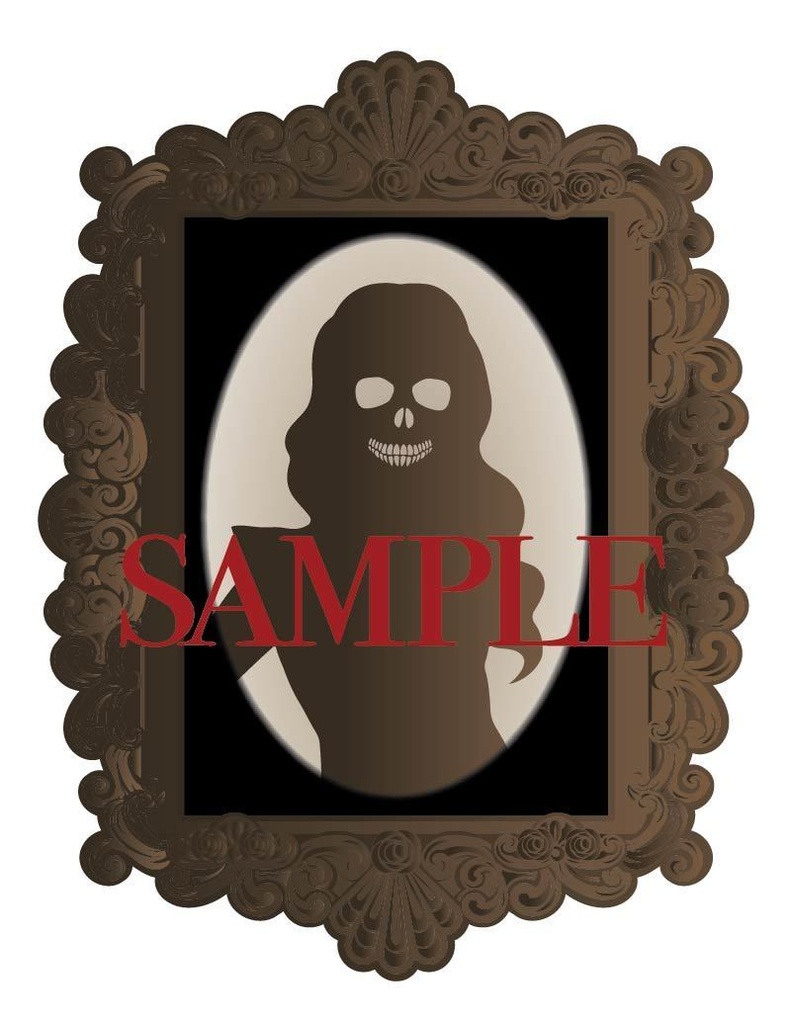 素材【笑う幽霊の肖像画】