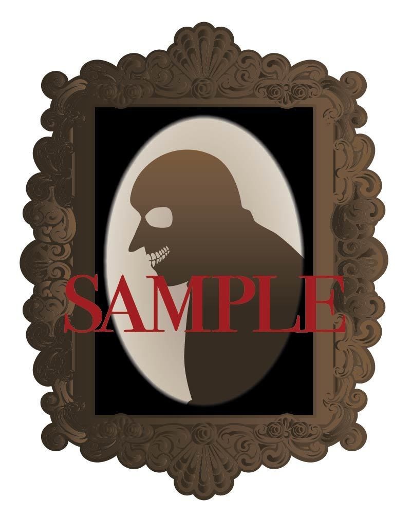 素材【笑う幽霊の肖像画】