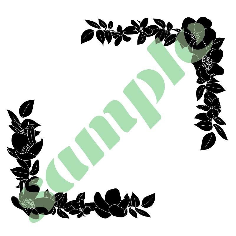 素材集「花のフレーム」