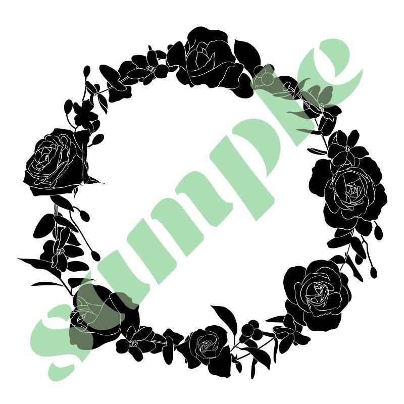 素材集「花のフレーム」