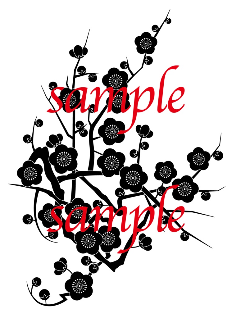 素材「和のシルエット」