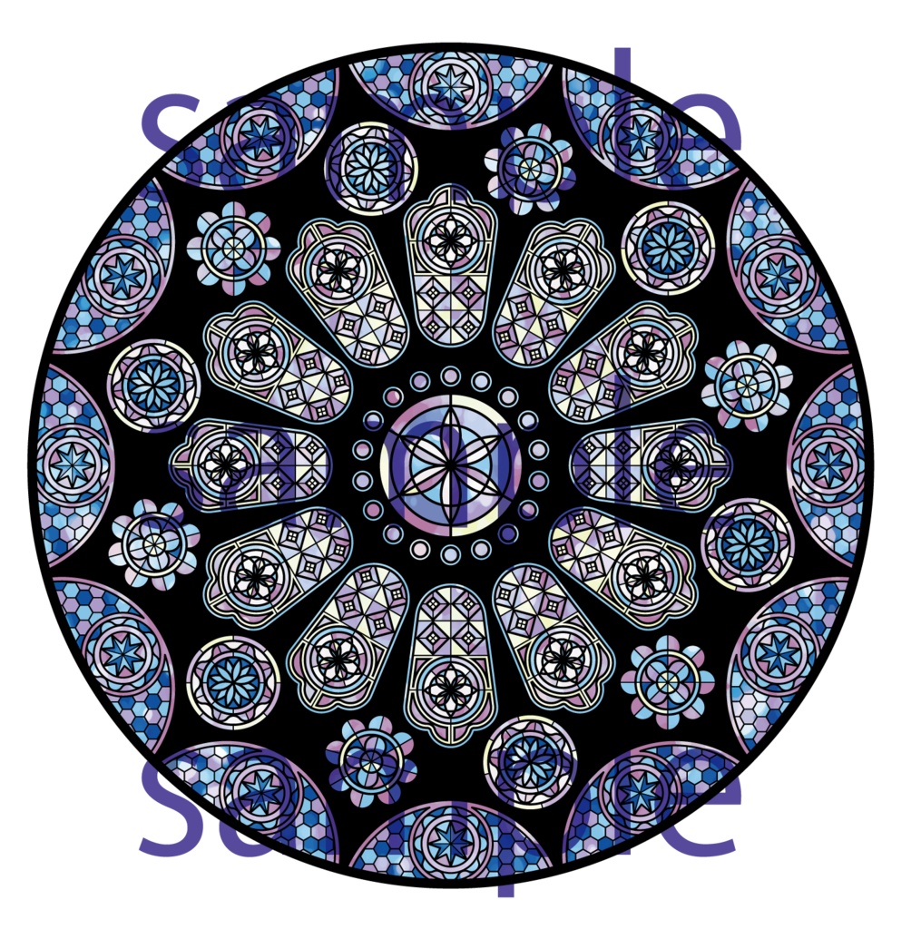 ステンドグラス　ぽここ ステンドグラス『ココモ KO-504』 工芸,ステンドグラス・七宝