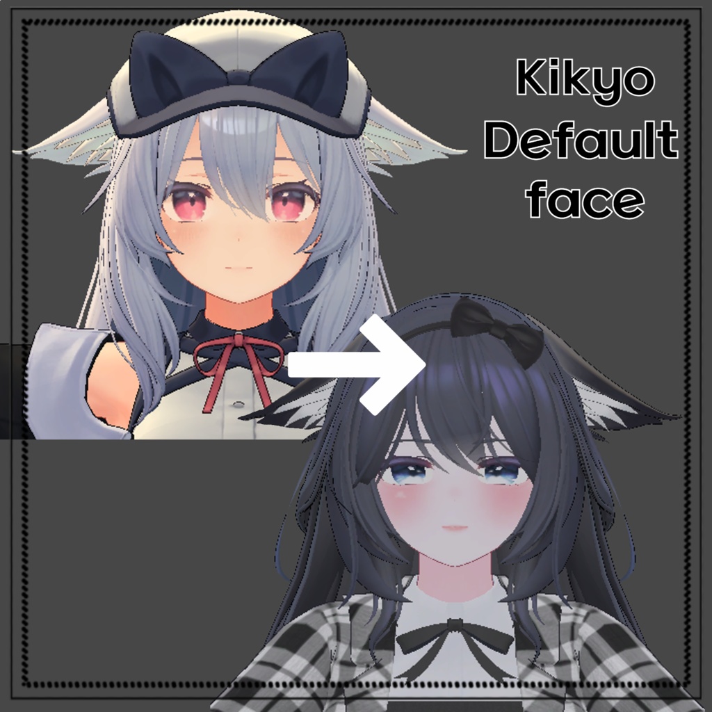 [桔梗-Kikyo] - 基本顔 Default Face