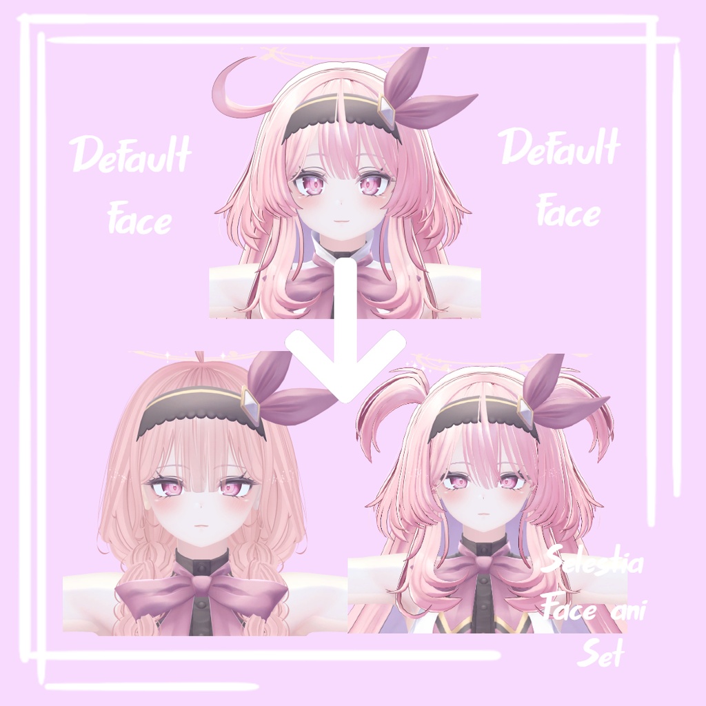 「セレスティア」 Selestia Face ani Set