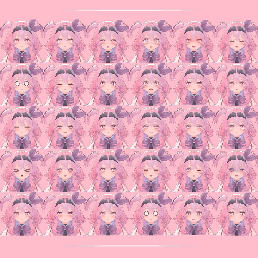 「セレスティア」 Selestia facial expression set
