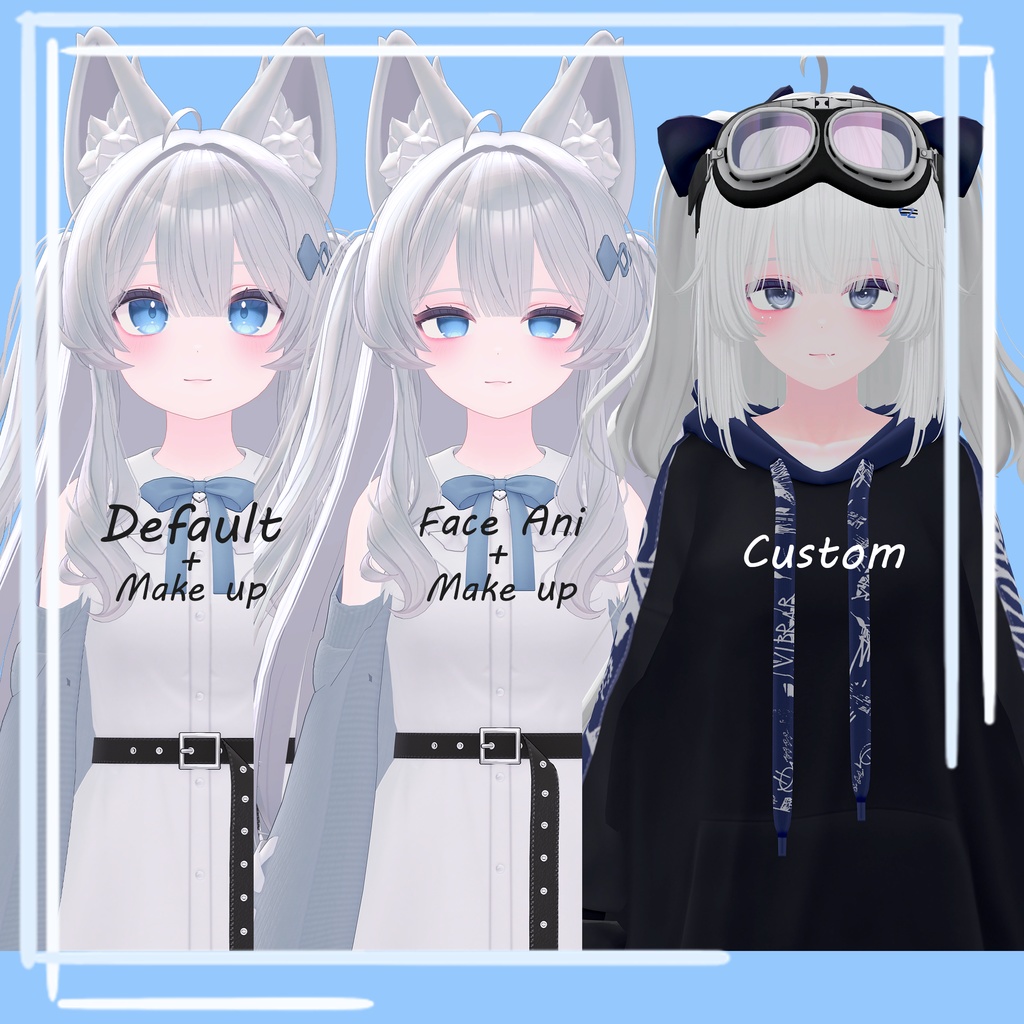 『ライム』 Lime face ani set + free makeup