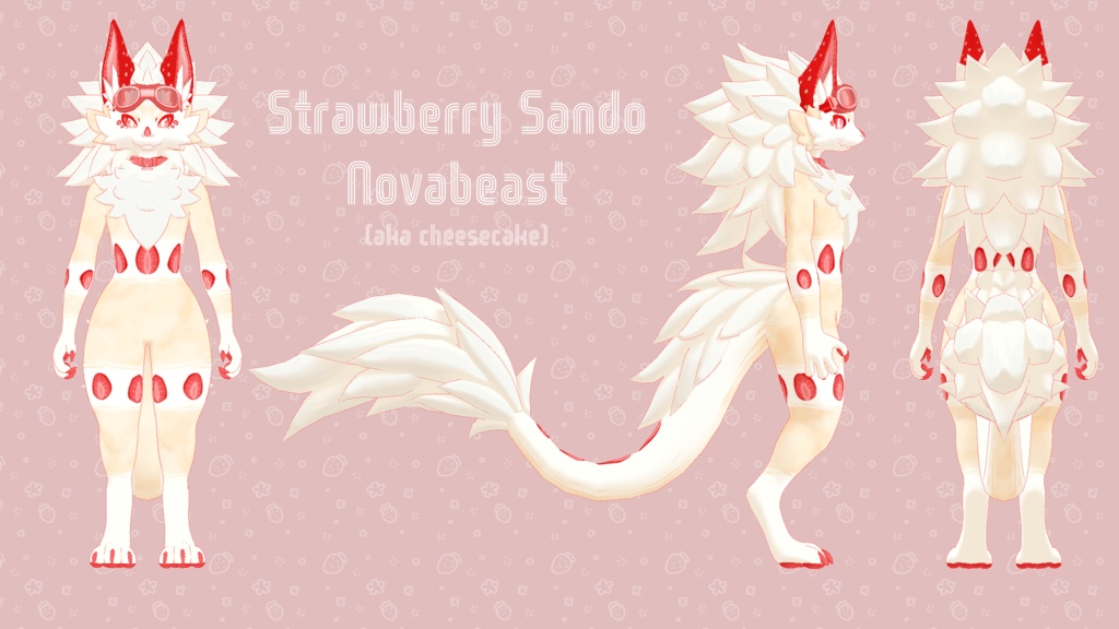 (いちごサンド) Strawberry Sando texture for Novabeast