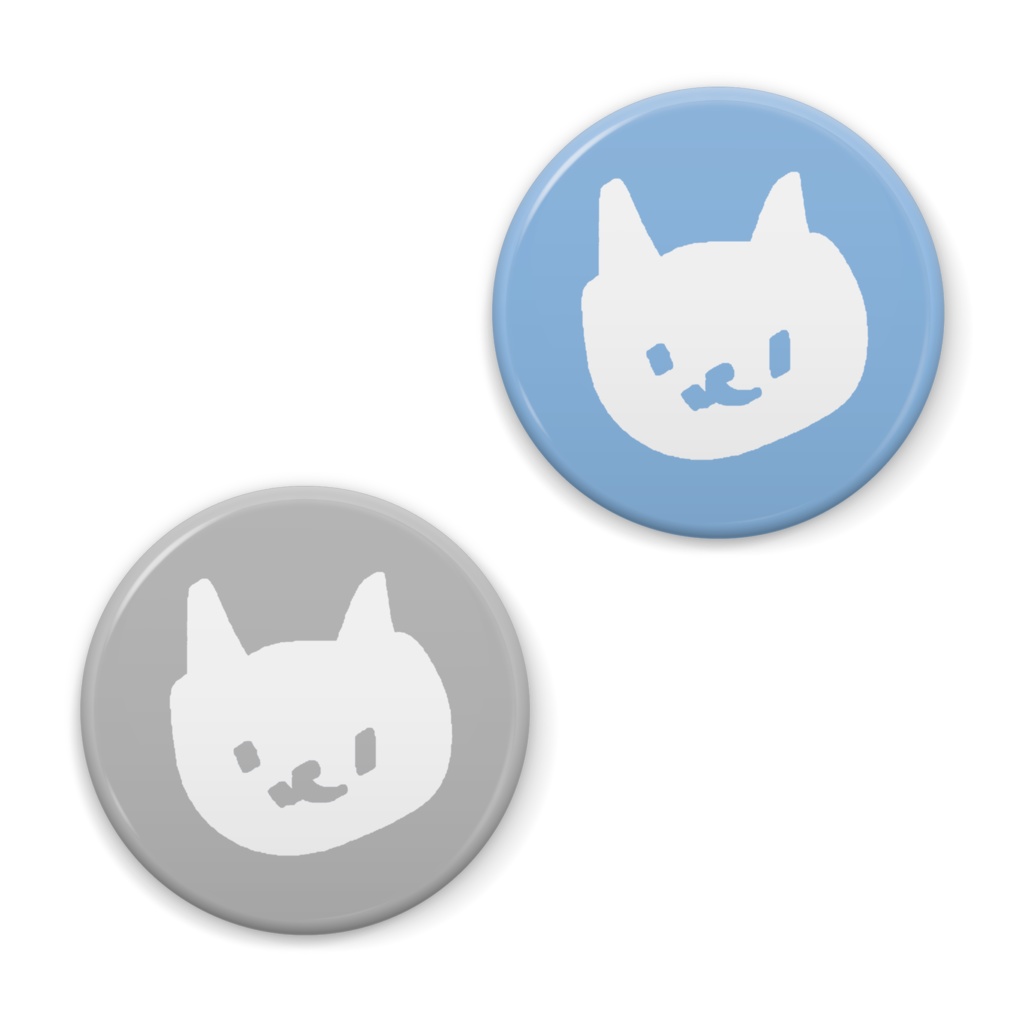 ゆるねこ缶バッジ