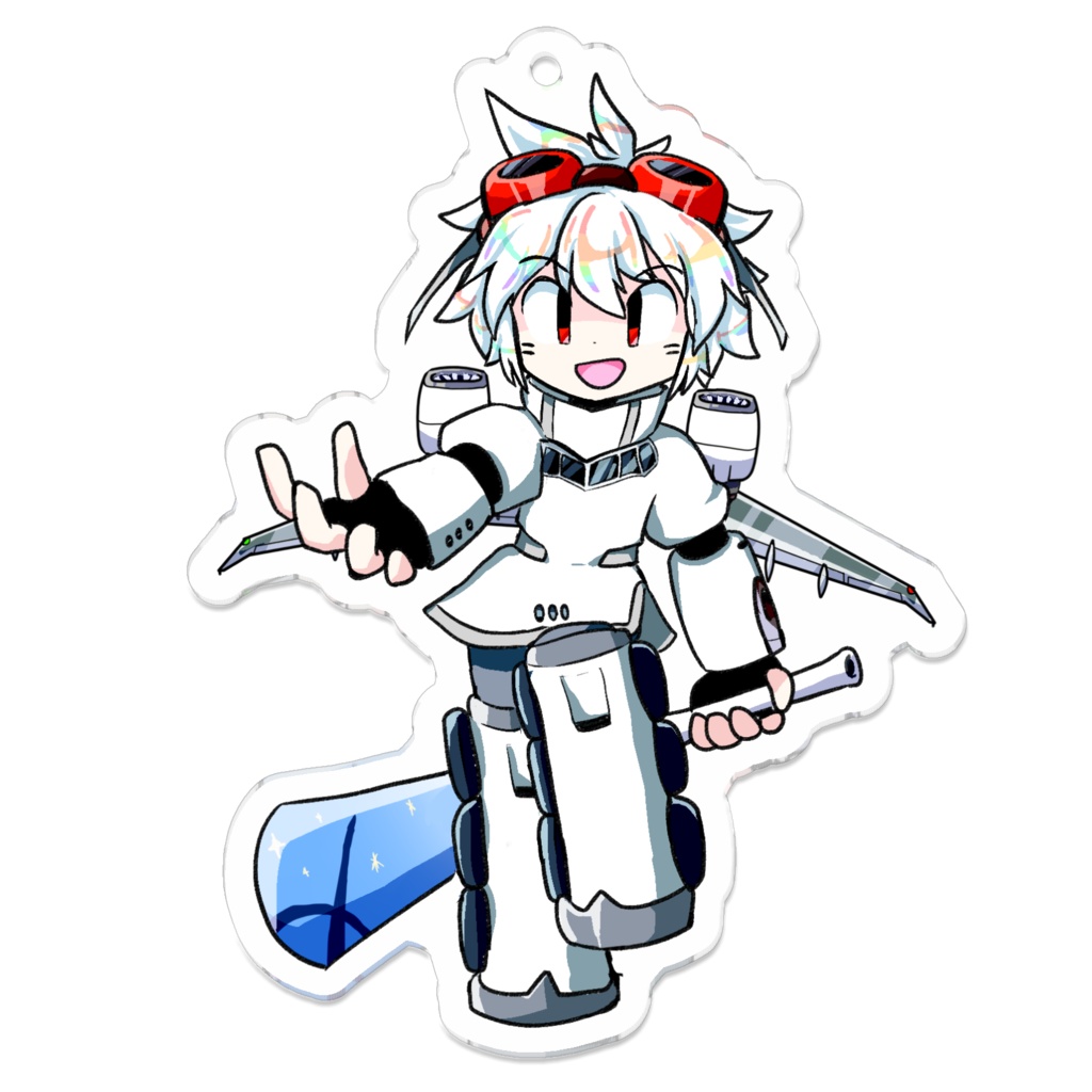 アクリルキーホルダー『ぷる』