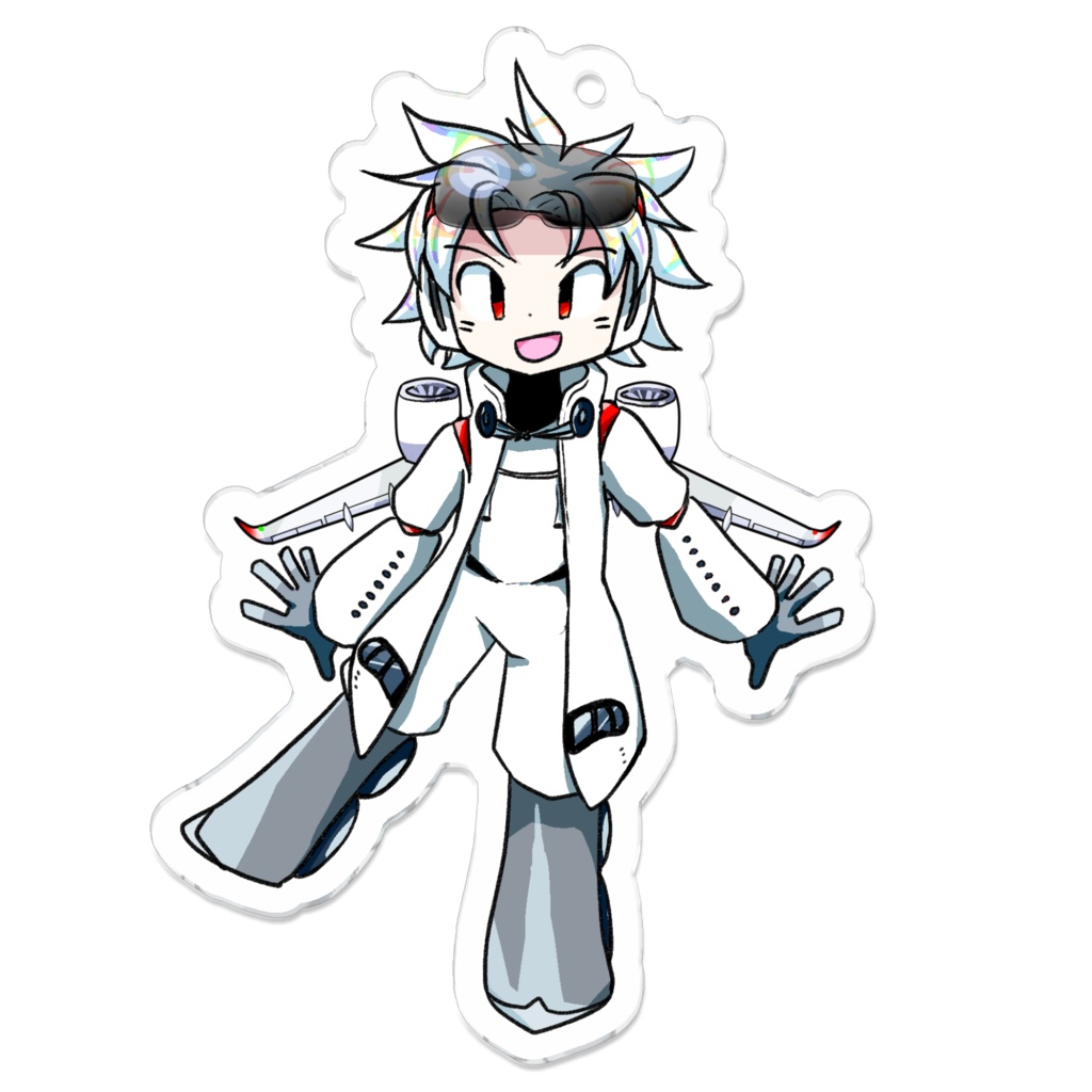 アクリルキーホルダー『レッド』