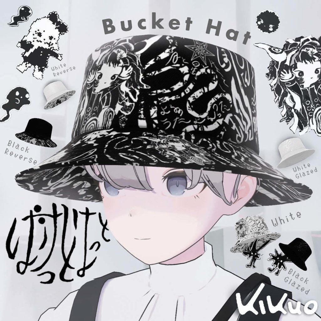 [Digital Goods]きくおバケットハット / Kikuo Bucket Hat