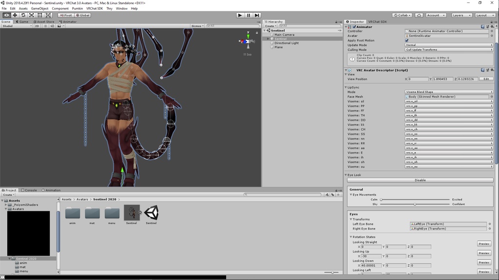 (New VRM!) Sentinel (MMD/VRC Avatar/VRM)