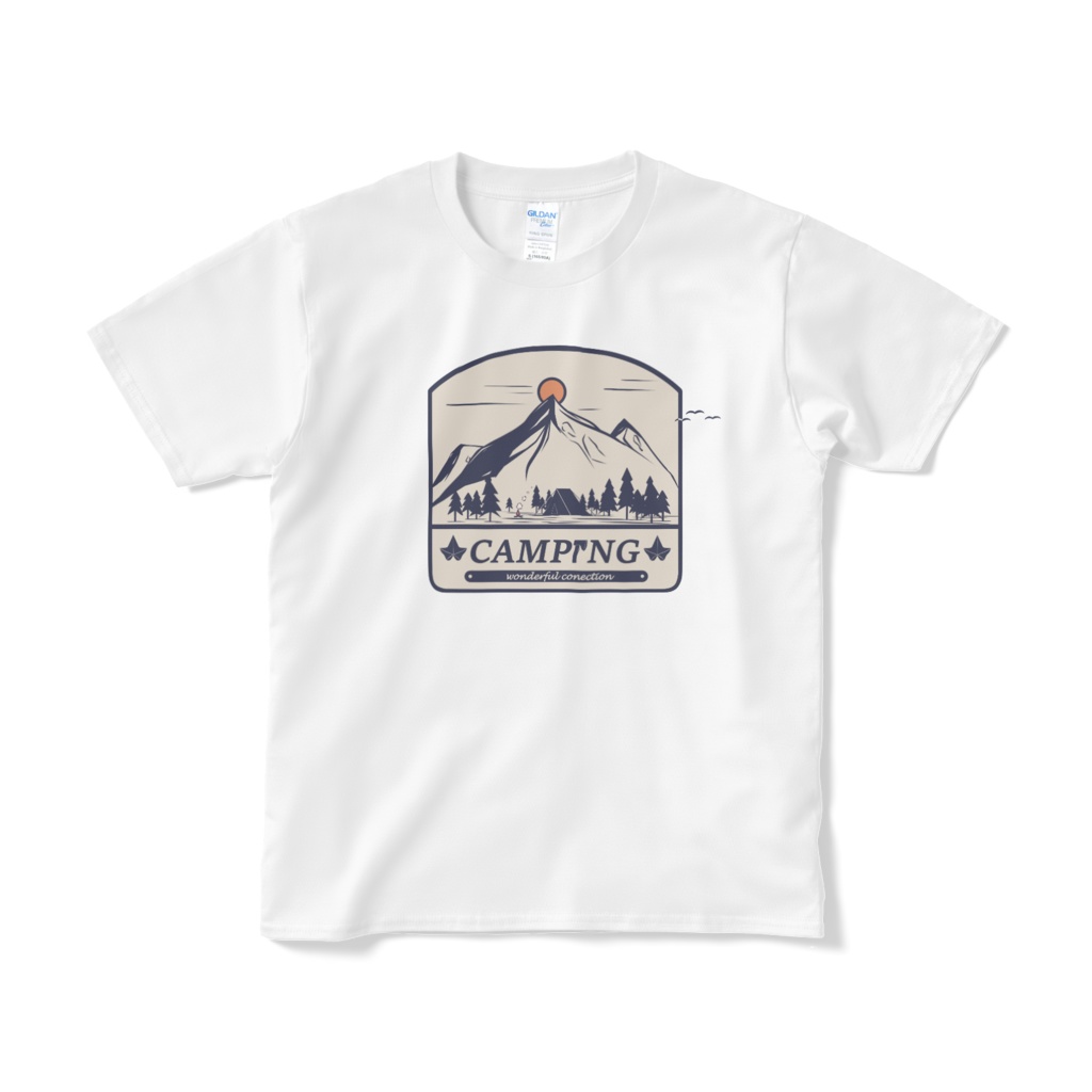 キャンプ用Tシャツ