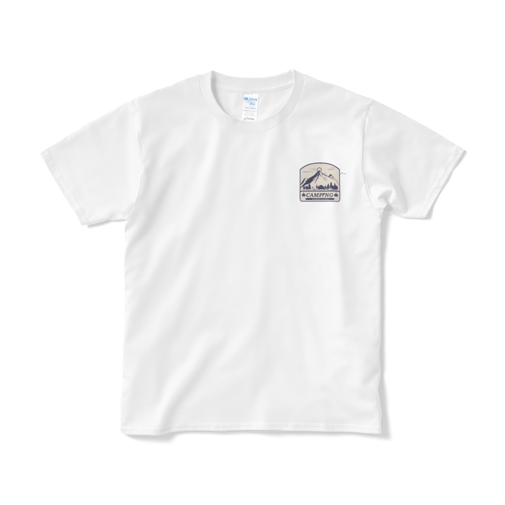 キャンプ用Tシャツ(シンプル)