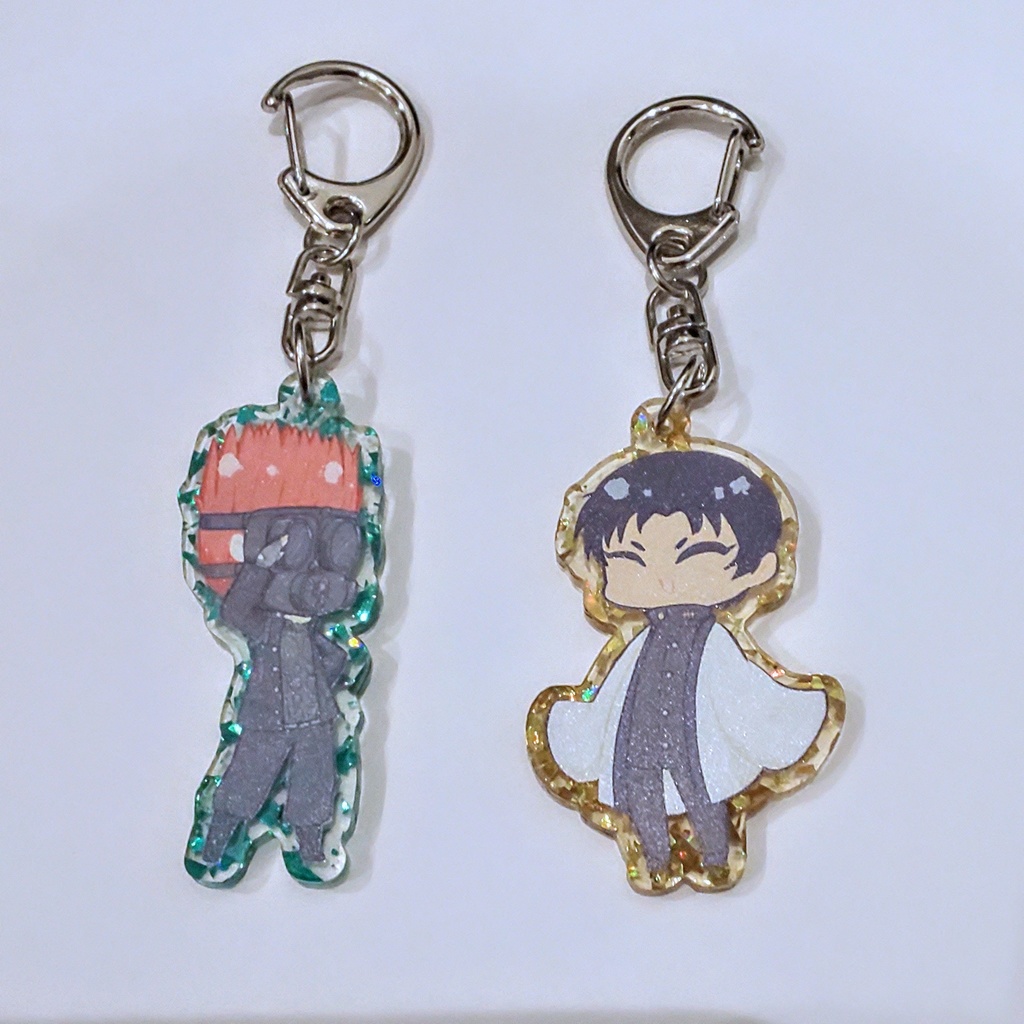 墨木&トト キラキラアクキー