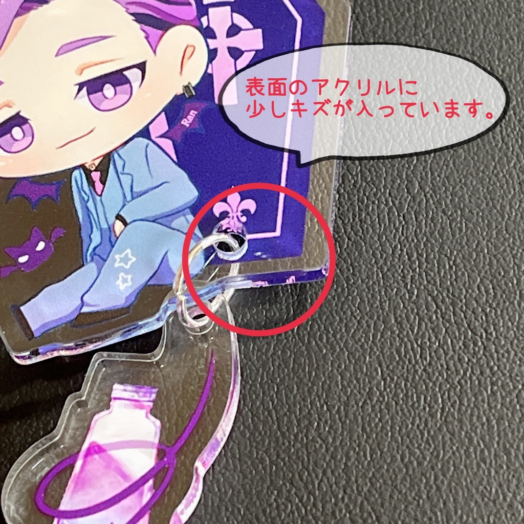 ゆらゆらアクリルバッジ デビルver.