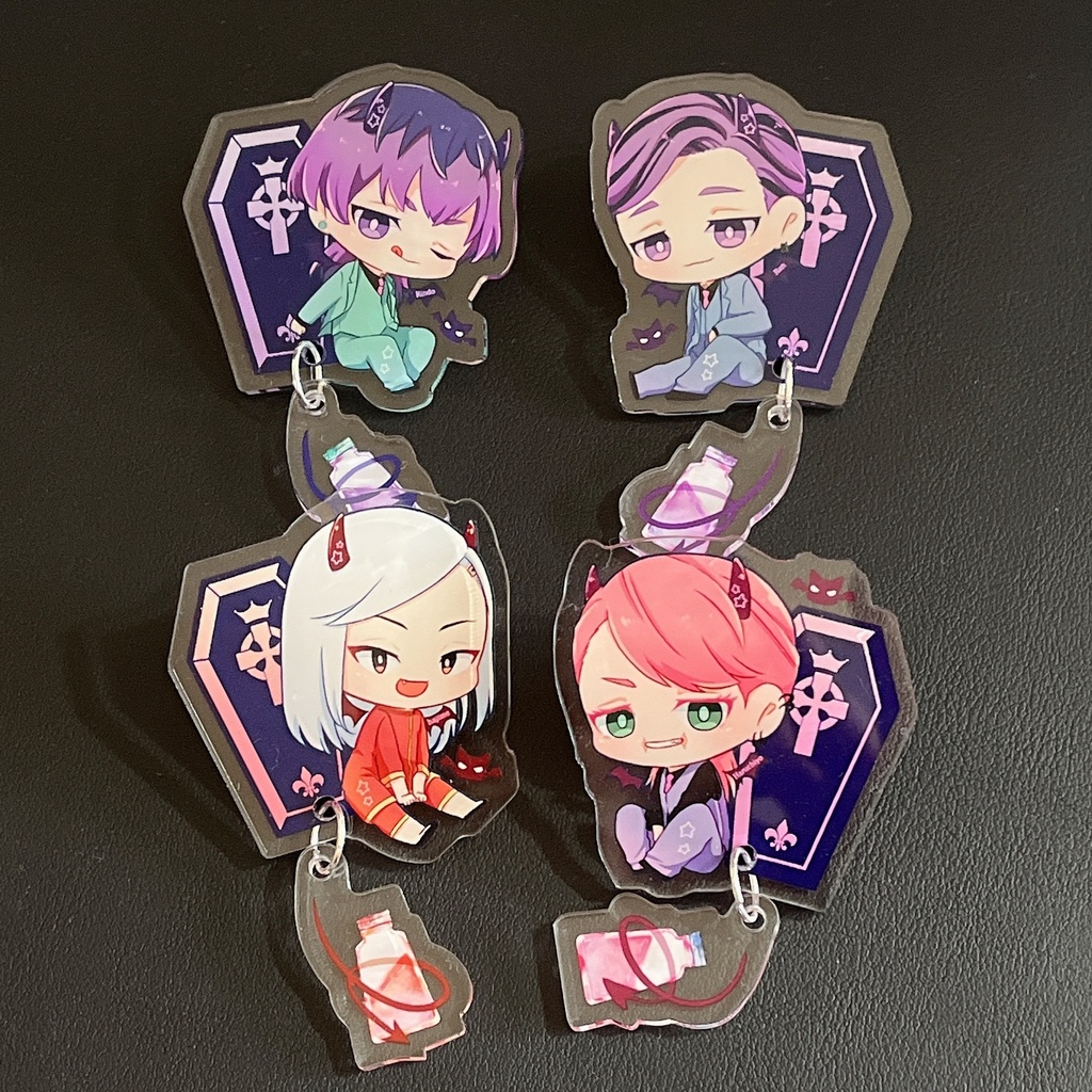 ゆらゆらアクリルバッジ デビルver.