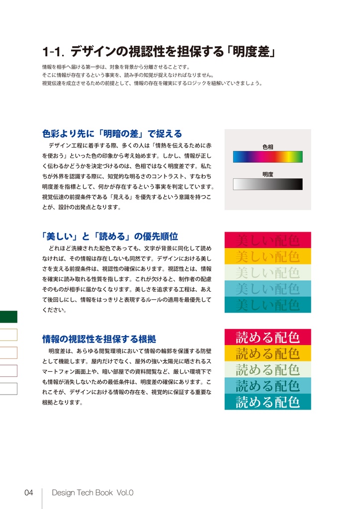 デザインの技術書 Vol.0 視覚伝達の基礎 第2版