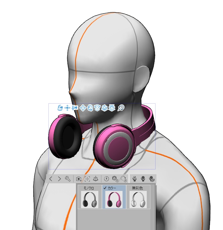 フェイスのヘッドホン