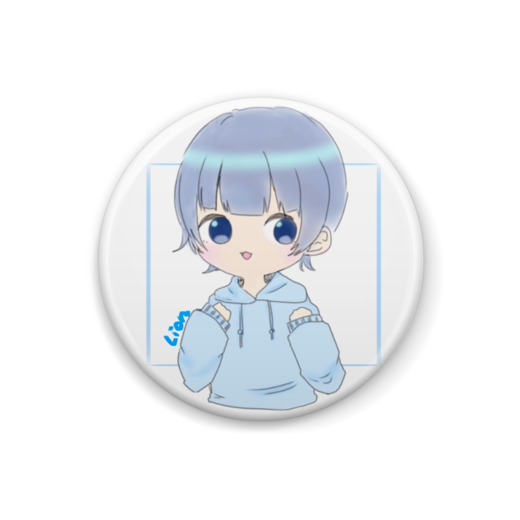 りおん Lion 缶バッジ / ぼくみけ。