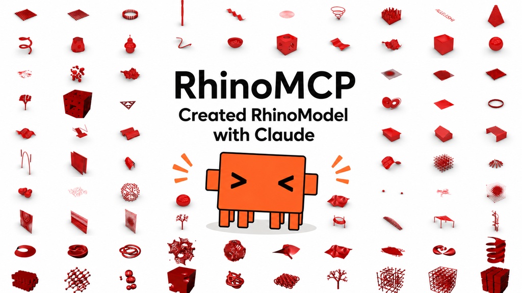 RhinoMCP × Claude Code 実践ガイド | AIでRhino/Grasshopperを動かす 入門〜環境解析
