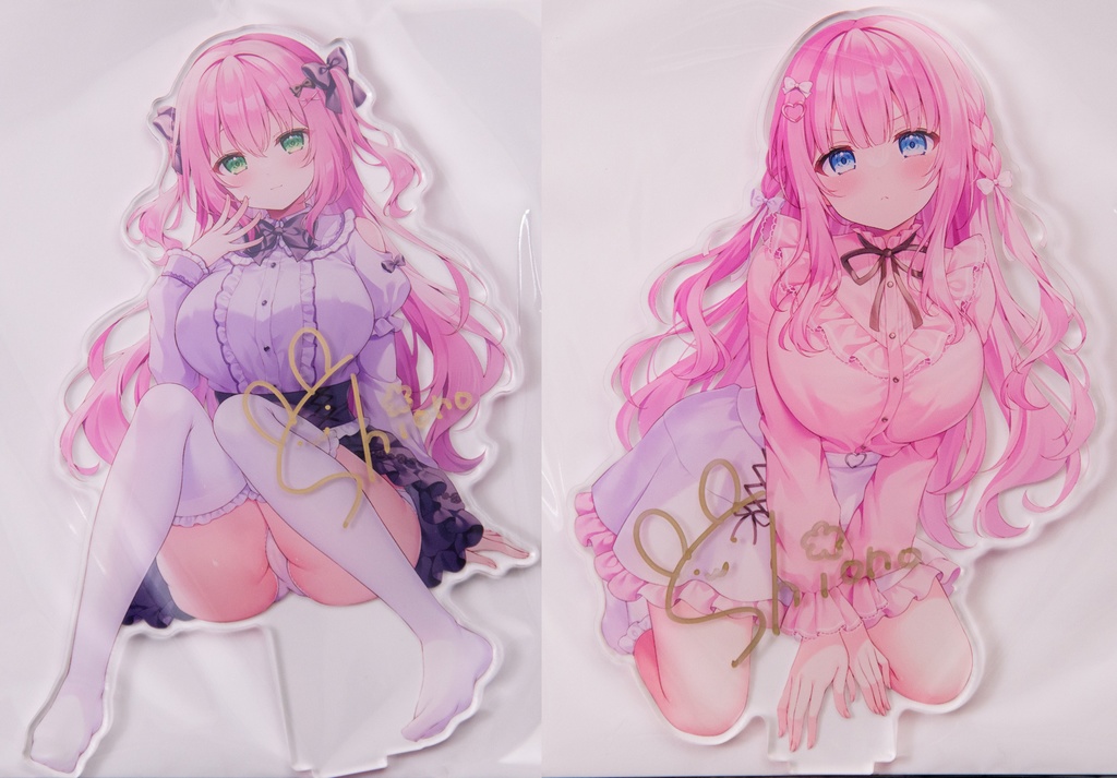 桜華ちゃん&桃華ちゃん アクリルフィギュア約20cm