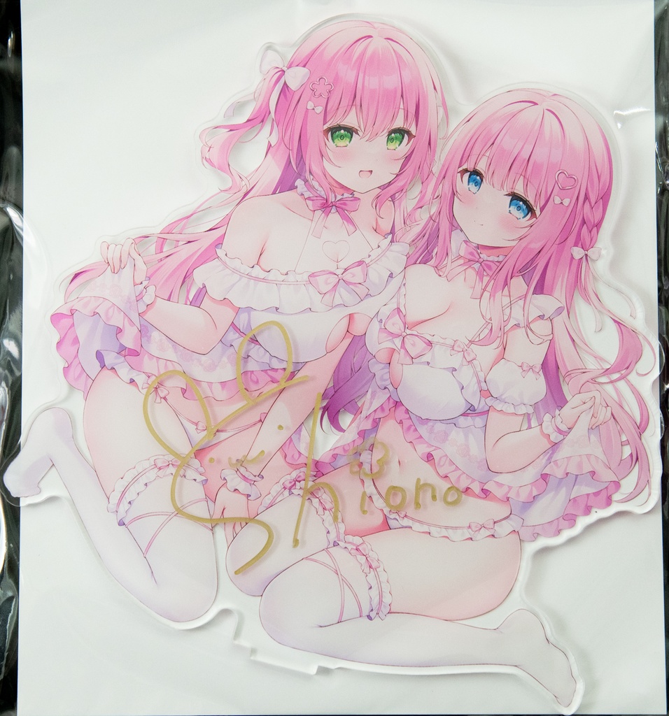 桜華ちゃん&桃華ちゃん アクリルフィギュア約20cm