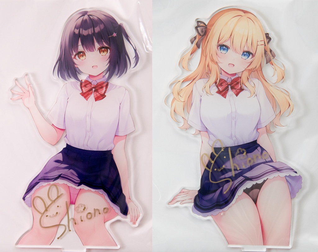 千彩ちゃん＆美希ちゃん　アクリルフィギュア約20cm