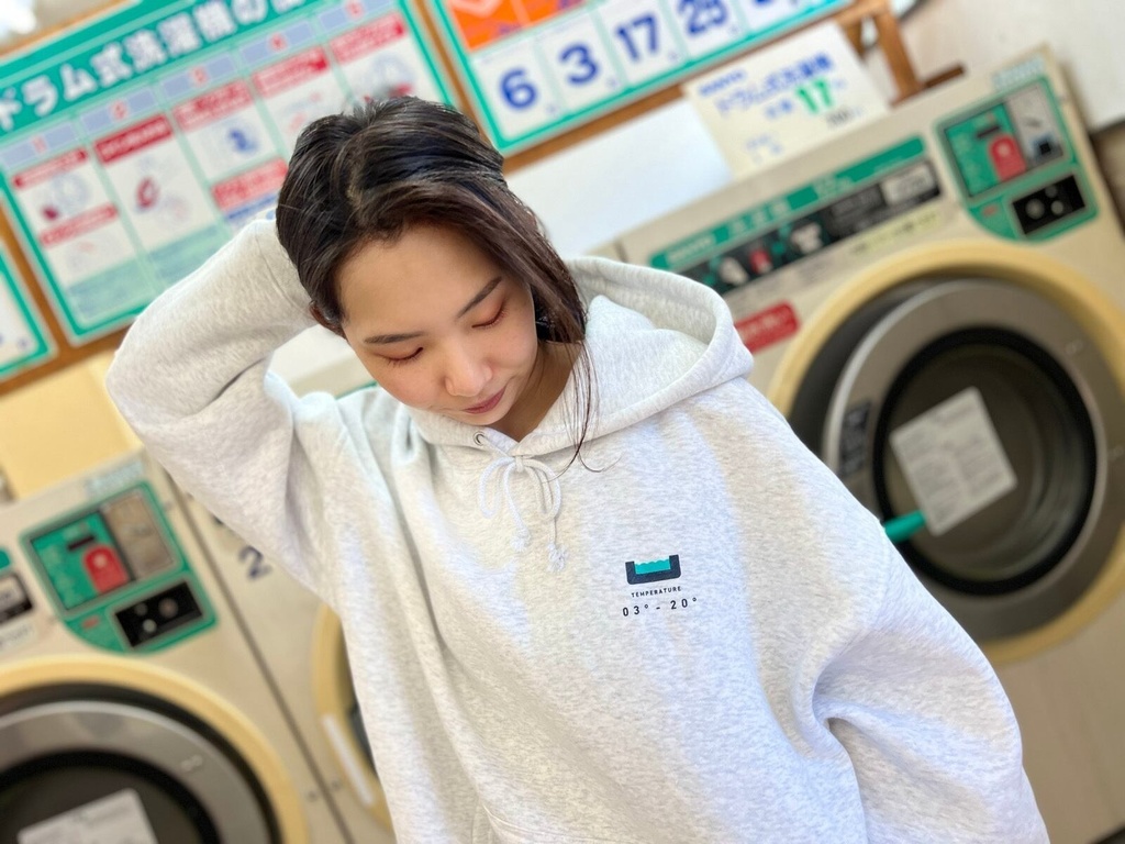 水風呂 パーカー ビックシルエット【銭湯・サウナ】