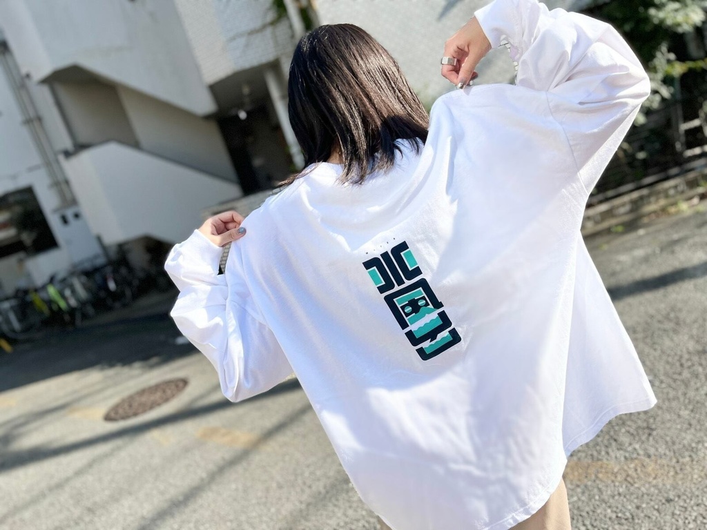 水風呂 ロングTシャツ ビックシルエット【銭湯・サウナ】