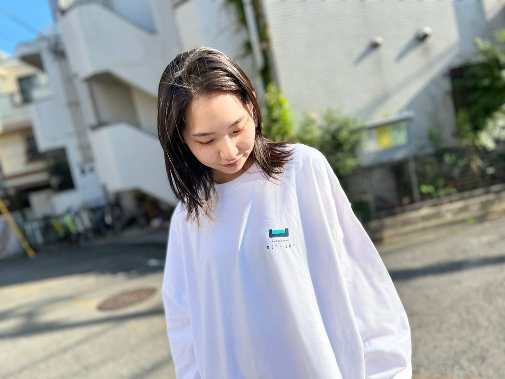 水風呂 ロングTシャツ ビックシルエット【銭湯・サウナ】