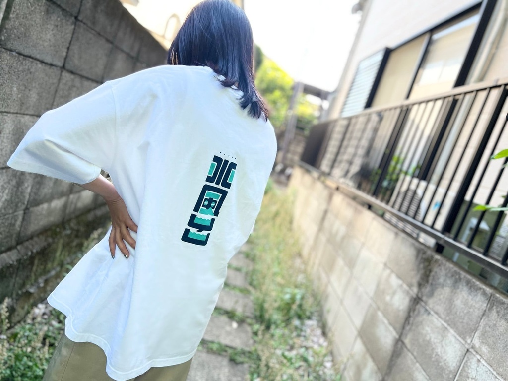 水風呂 Tシャツ ビックシルエット【銭湯・サウナ】