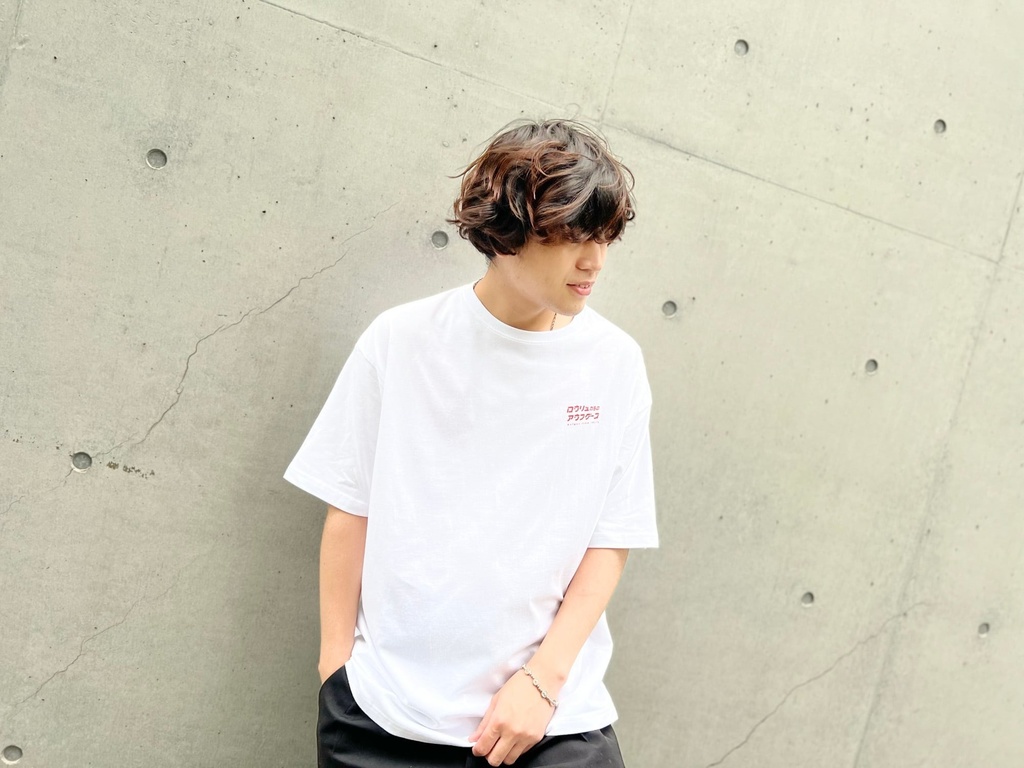 やけいしにみず Tシャツ ビックシルエット【銭湯・サウナ】