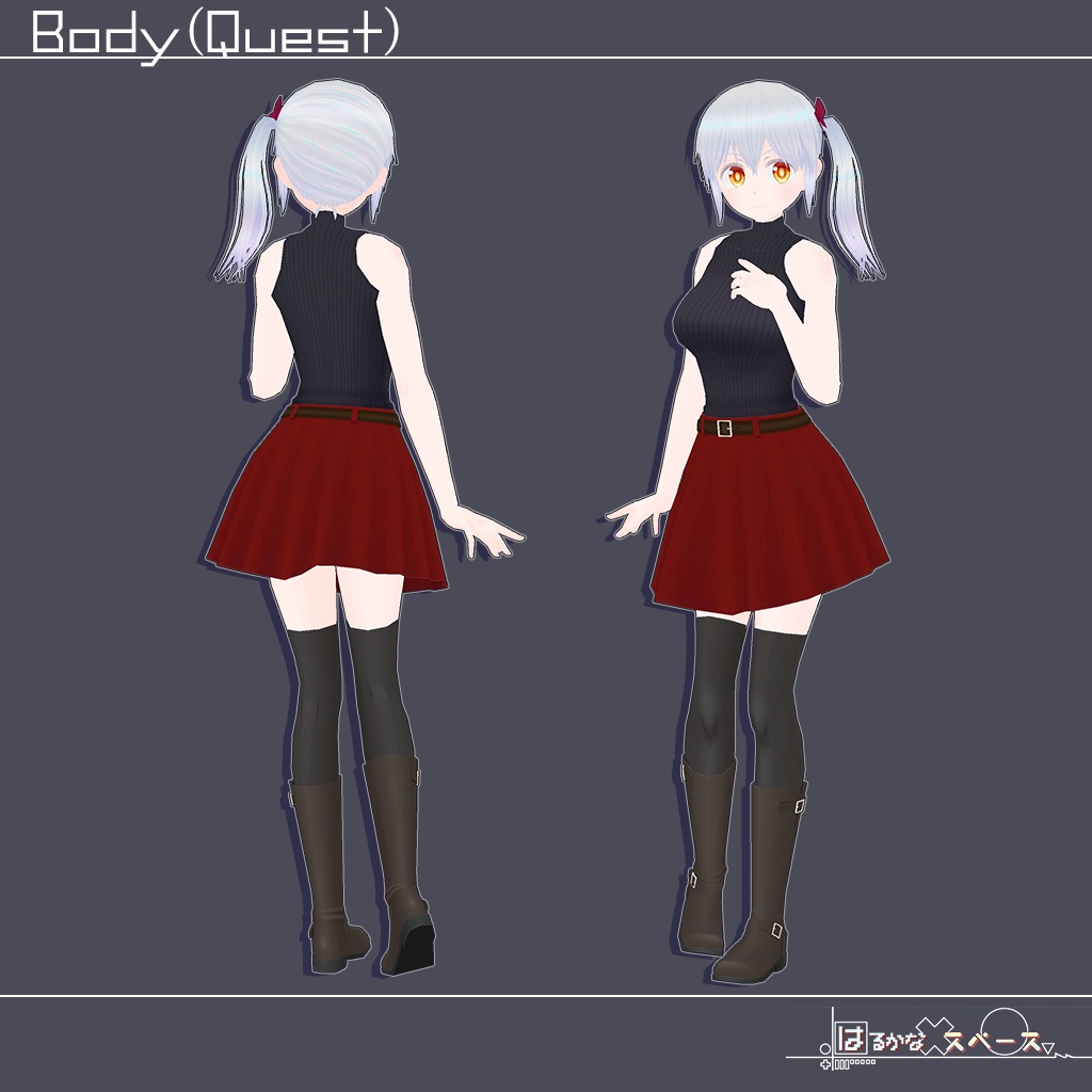 かなた【オリジナル3Dキャラクターモデル】