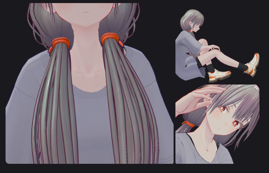 つきなみ【オリジナル3Dモデル】