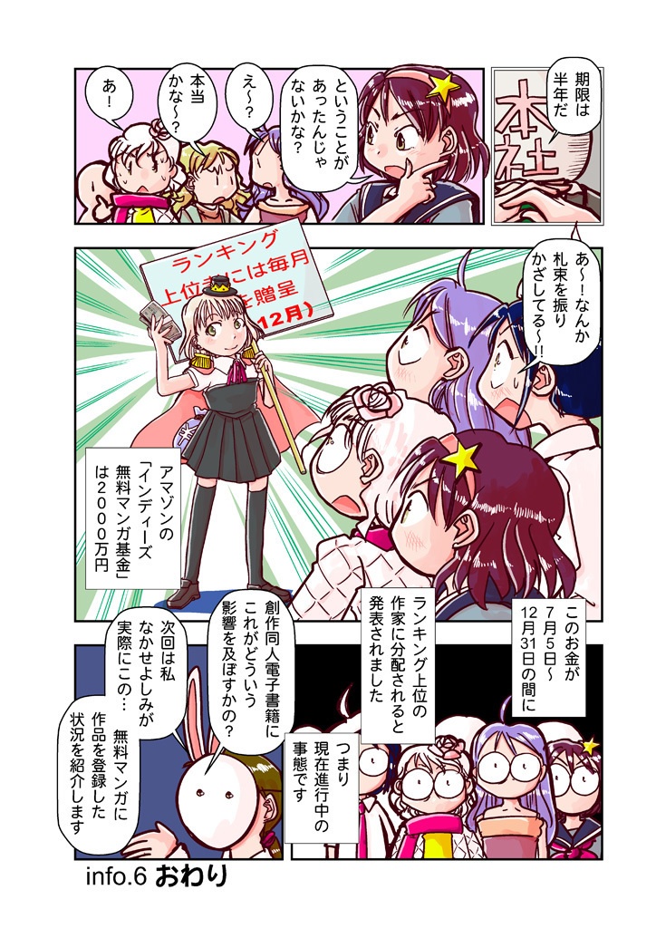 創作同人電子書籍のススメ 2018年後半インディーズ無料マンガの変