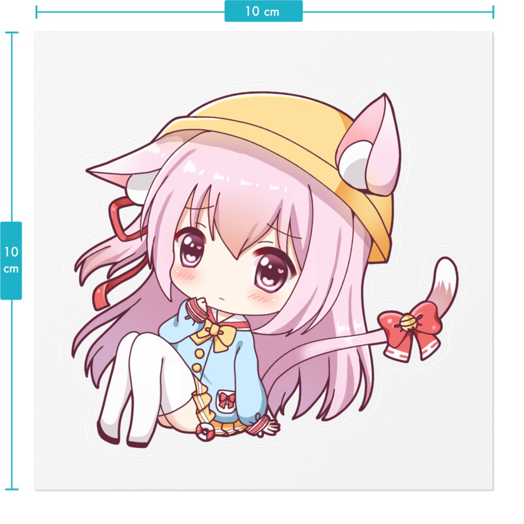 アズールレーン 如月(ちびきゃら)ステッカー