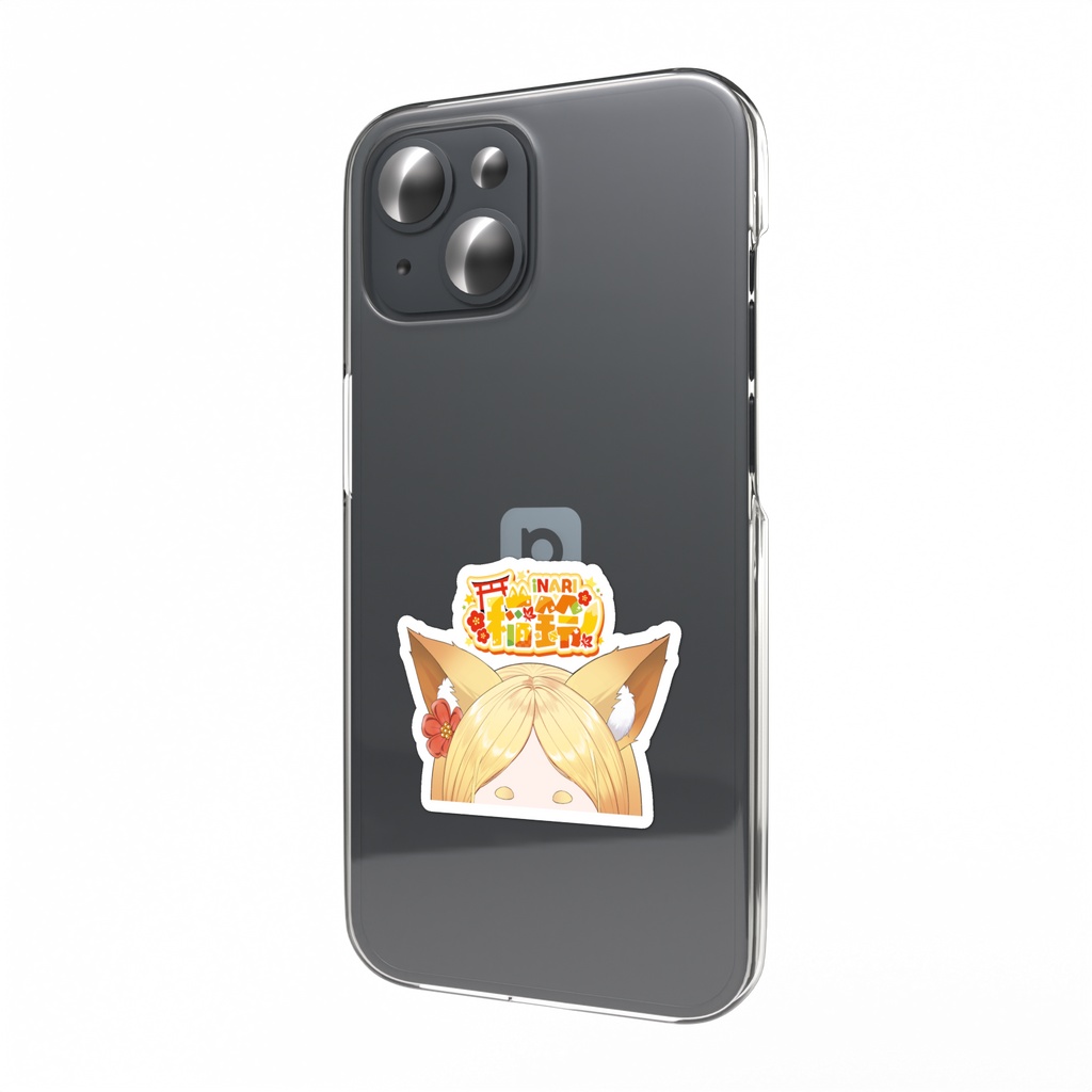 まゆ天スマホステッカー_通常稲鈴