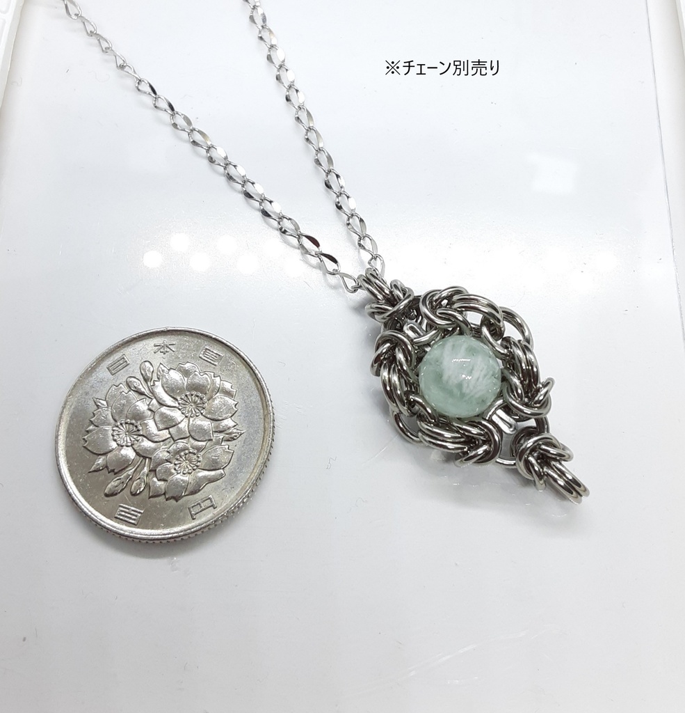 エンゼルフェザー フローライト ペンダントトップ