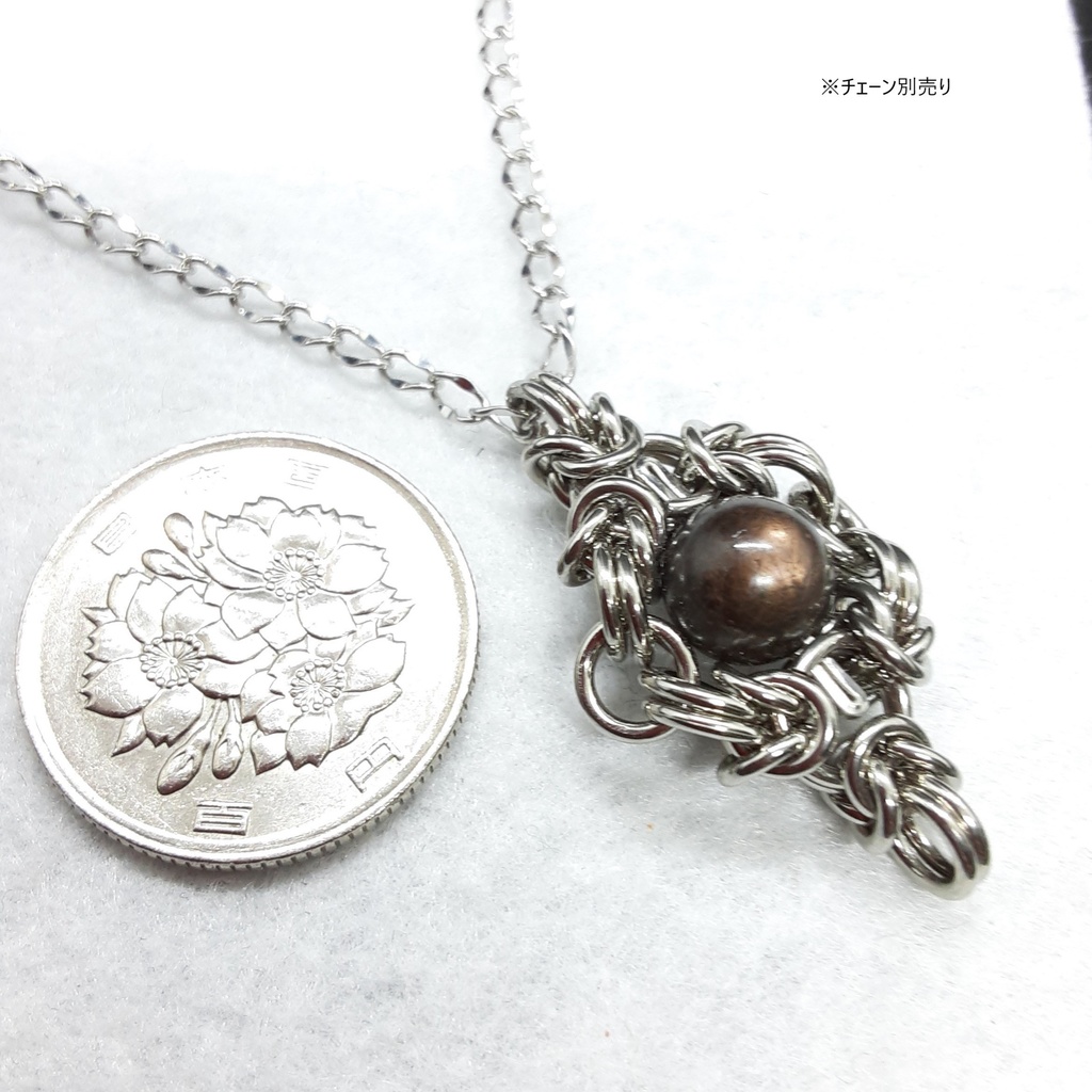 ブラックサファイア ペンダントトップ