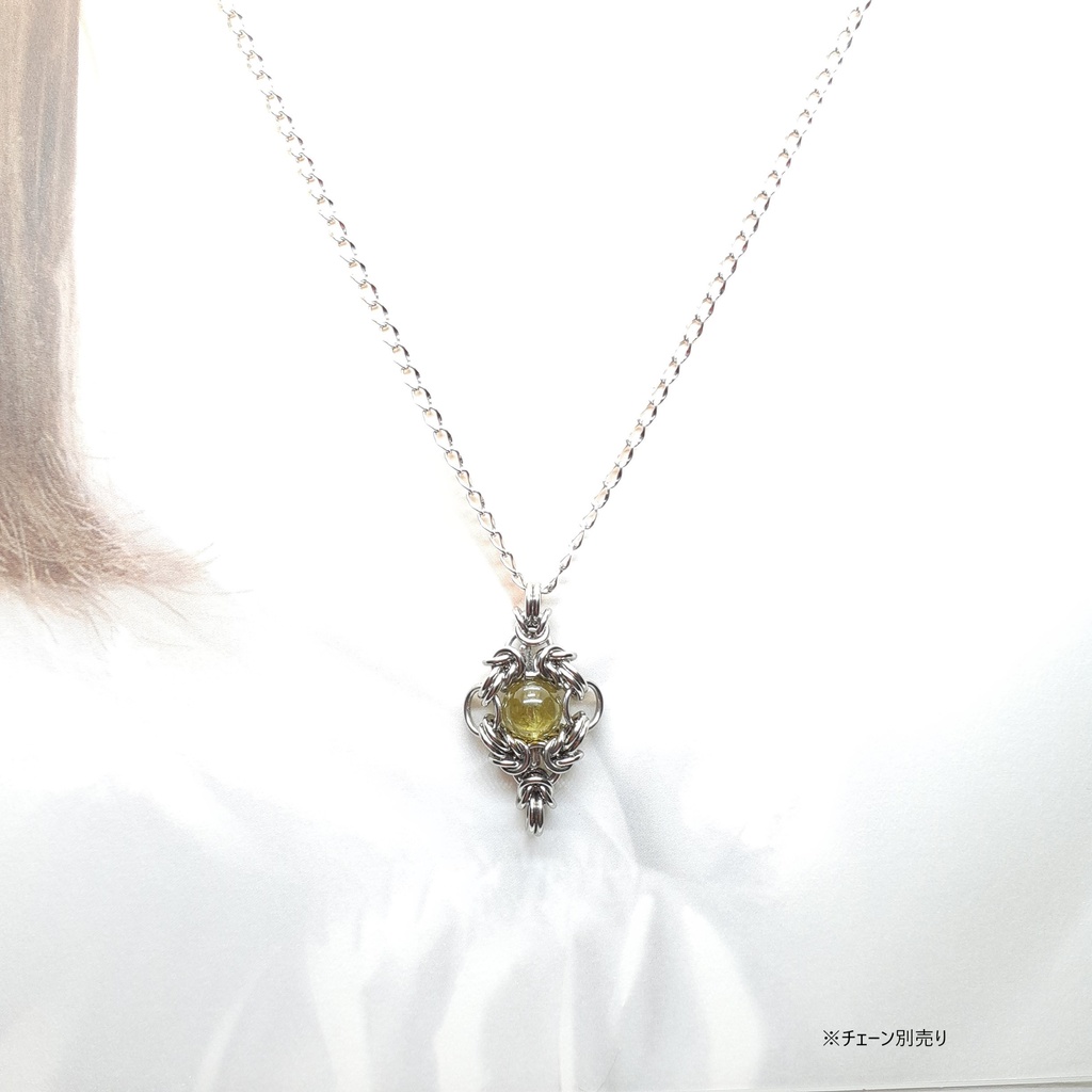 オリーブグリーン トルマリン ペンダントトップ