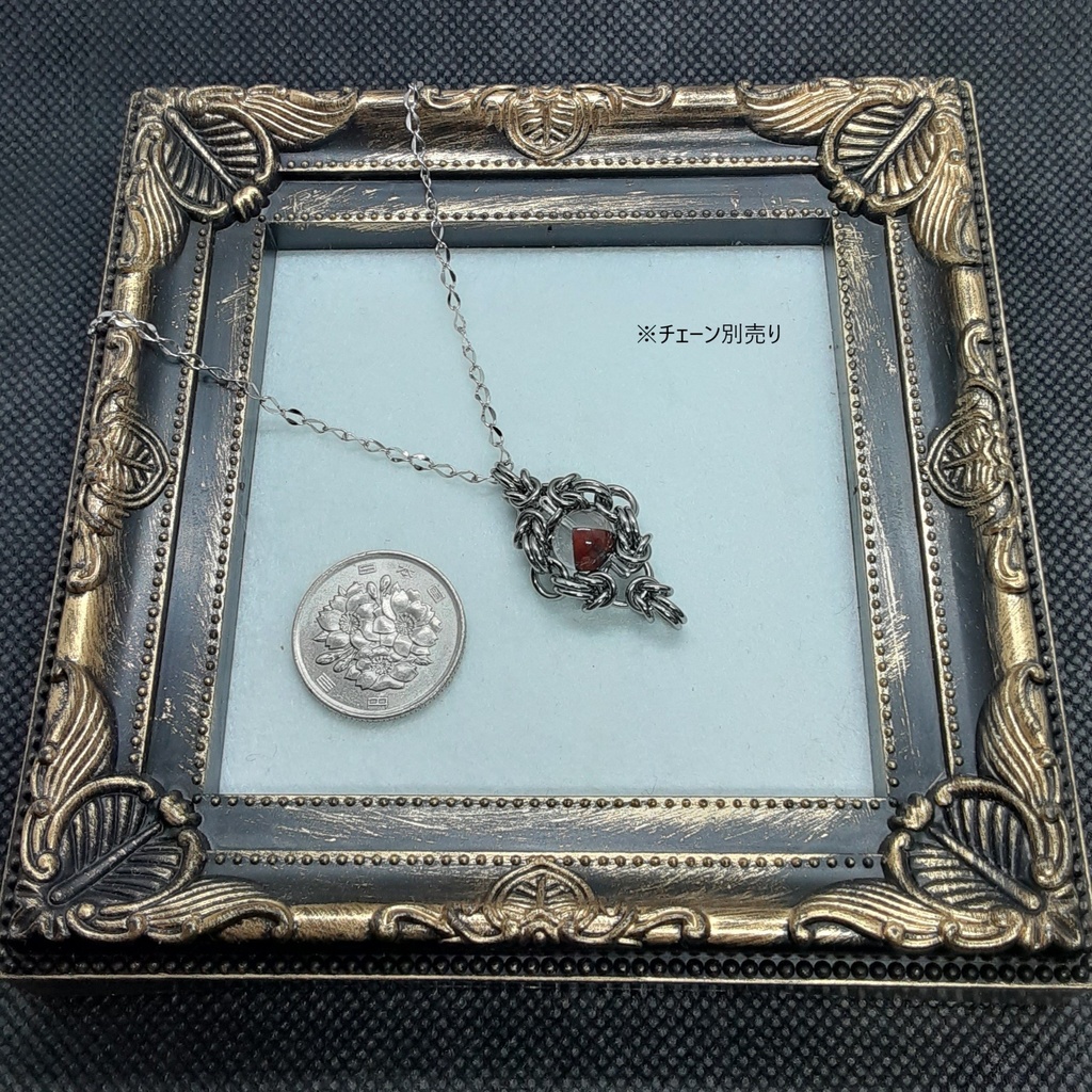 レッドファントムクォーツ(赤富士タイプ) ペンダントトップ