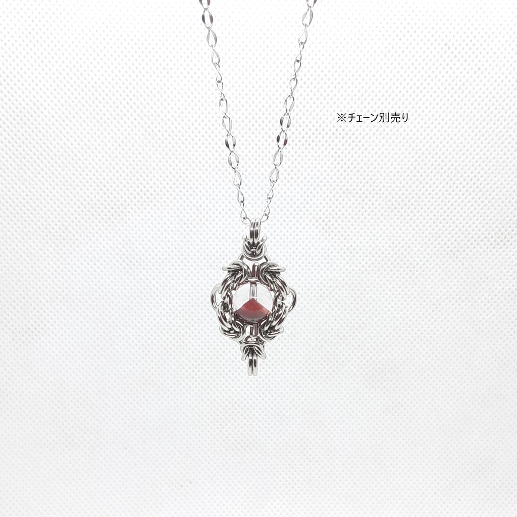 レッドファントムクォーツ(赤富士タイプ) ペンダントトップ