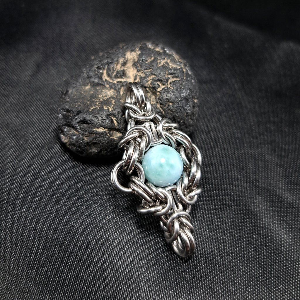 ラリマー　ペンダントトップ