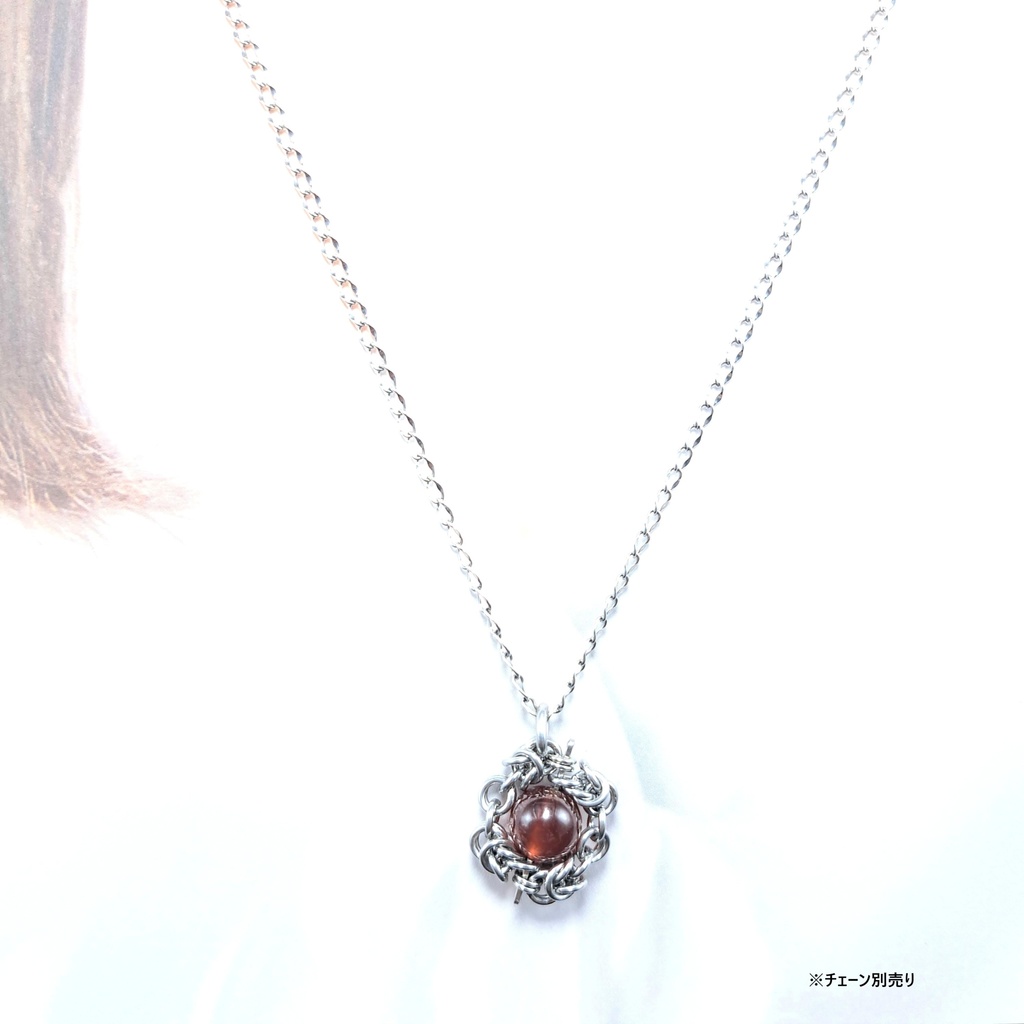 オレンジガーネット ペンダントトップ