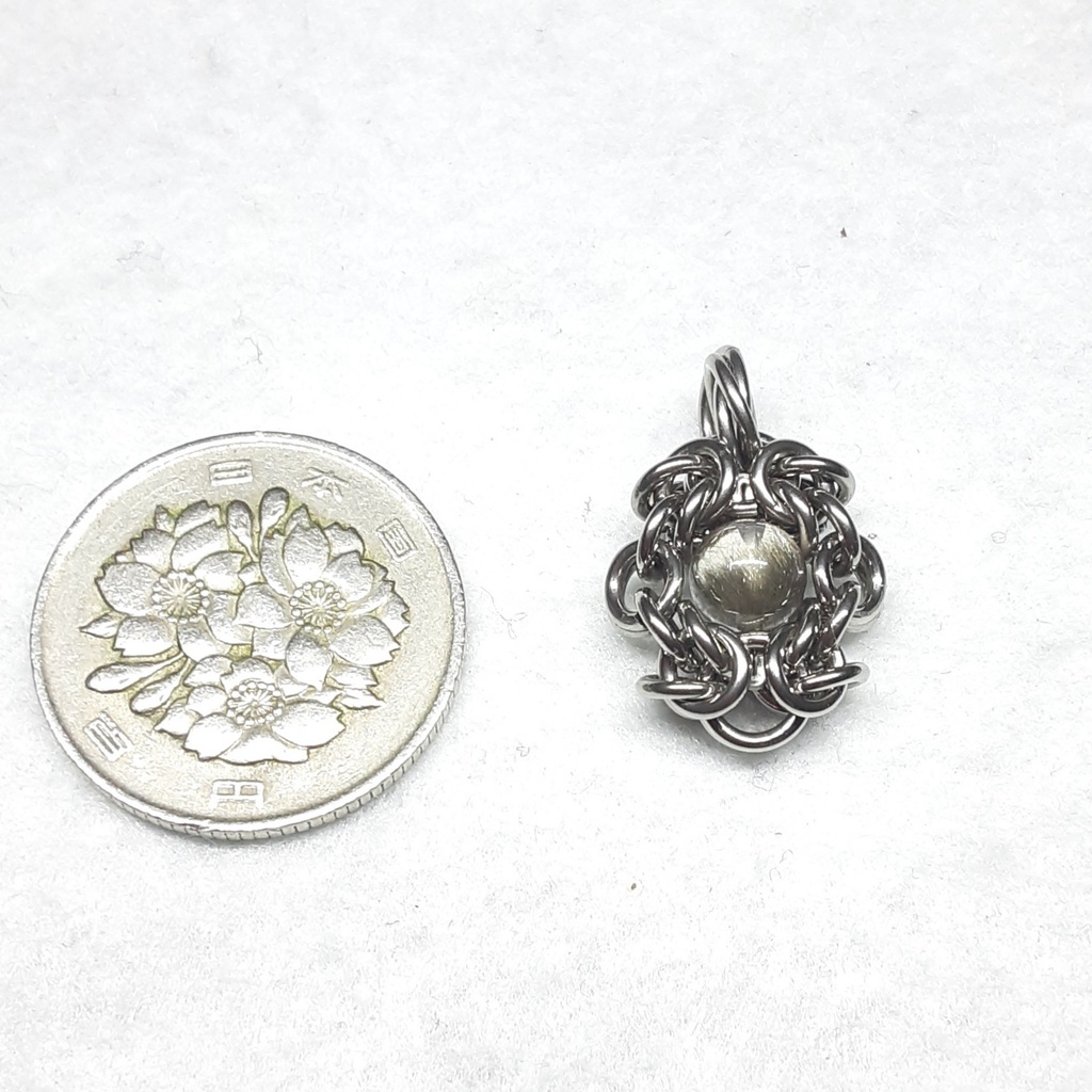 プラチナルチルクォーツ ペンダントトップ